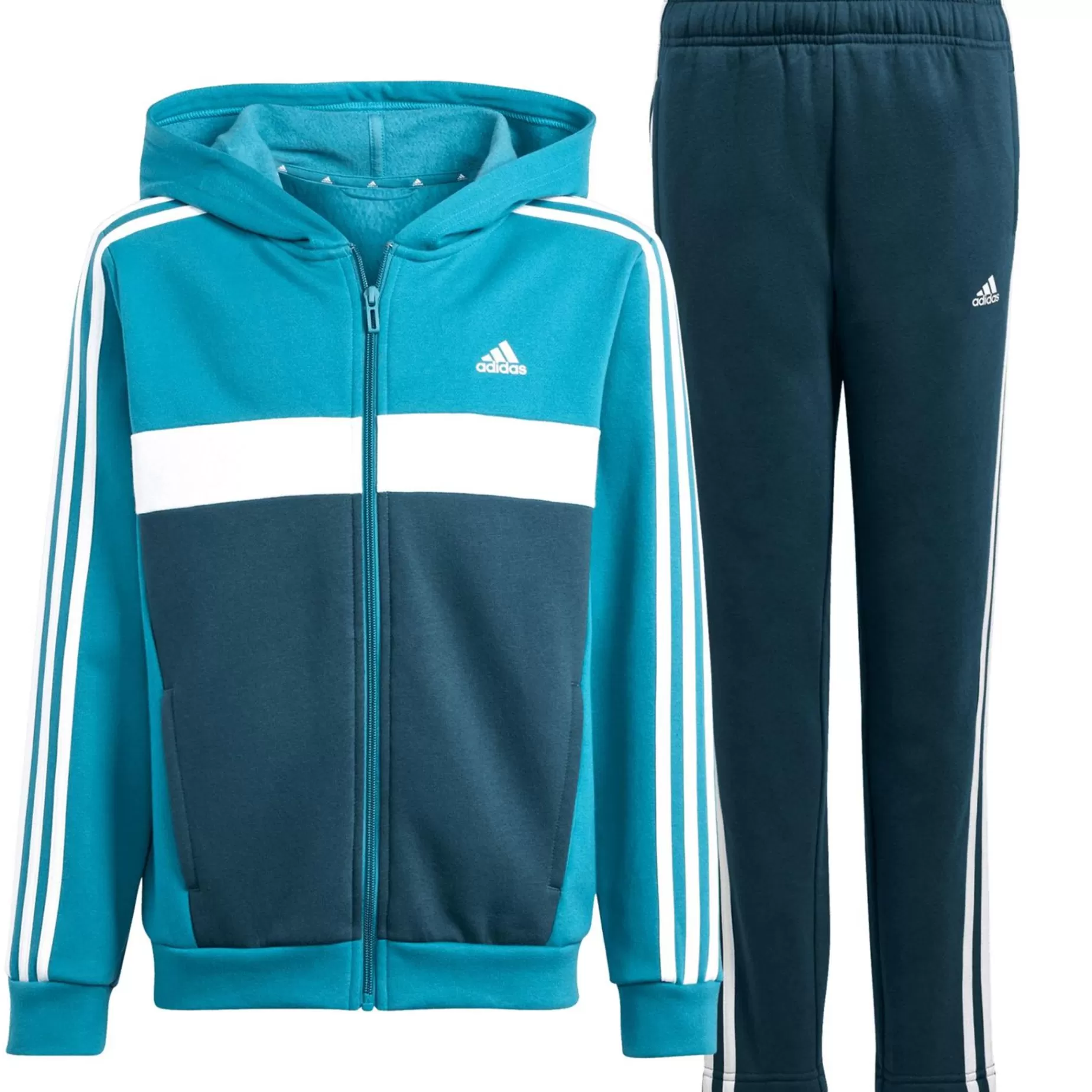 adidas Träningsset<3 Stripes Tiberio Fl Tracksuit, Traningsdress Junior