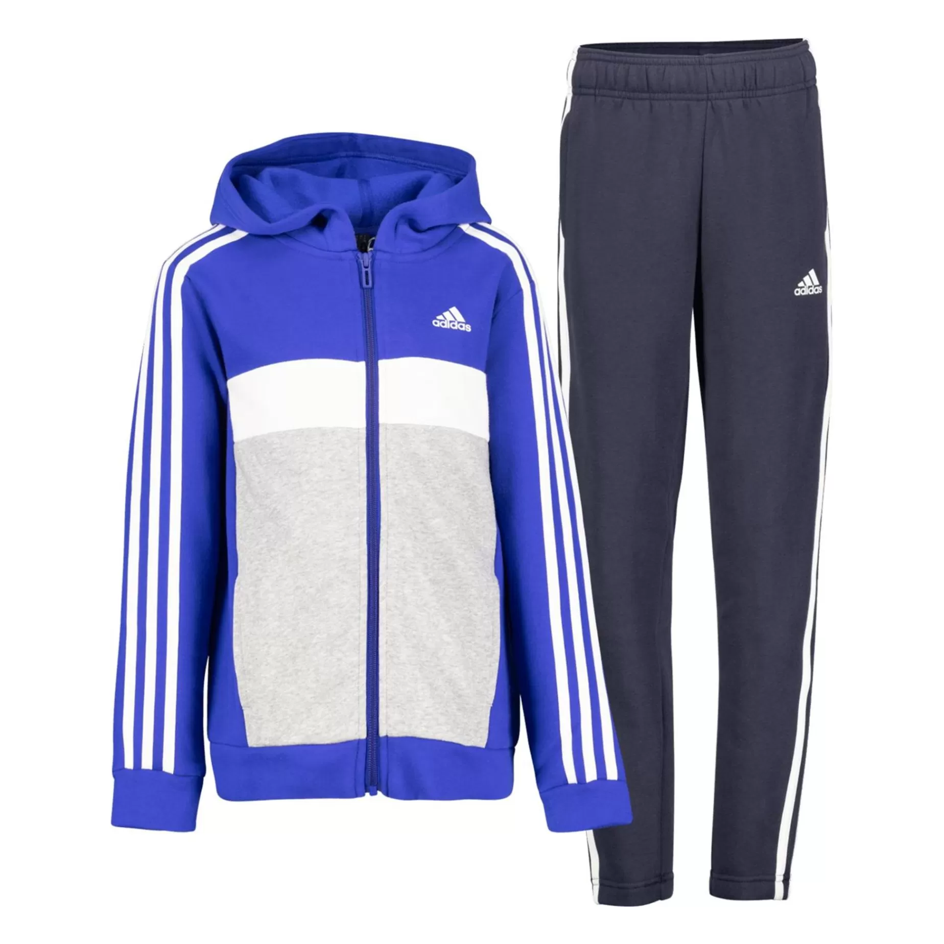 adidas Träningsset<3 Stripes Tiberio Fl Tracksuit, Traningsdress Junior