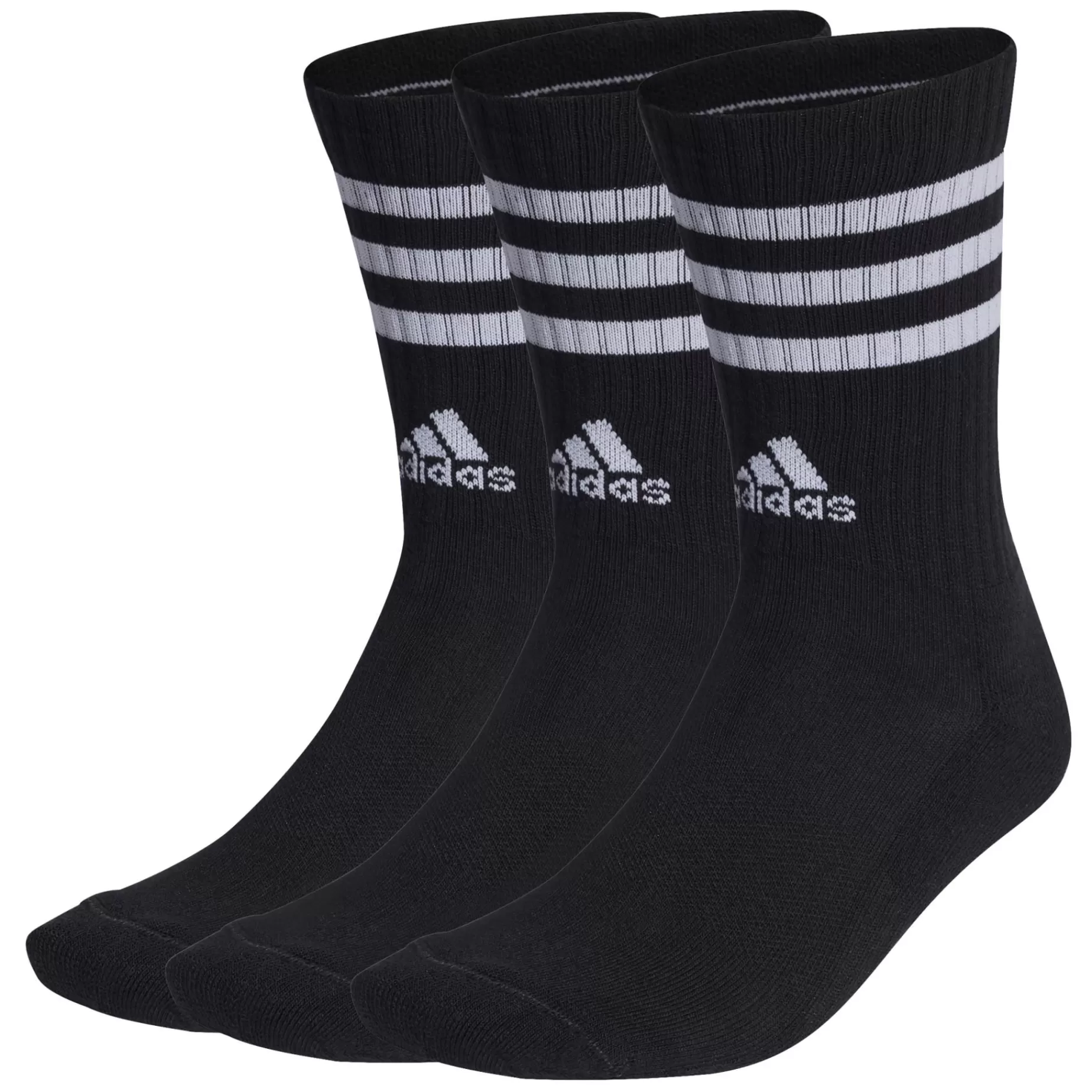 adidas Strumpor<3-Stripes Cushioned Crew Socks 3 Pairs, Tennisstrumpor, Unisex