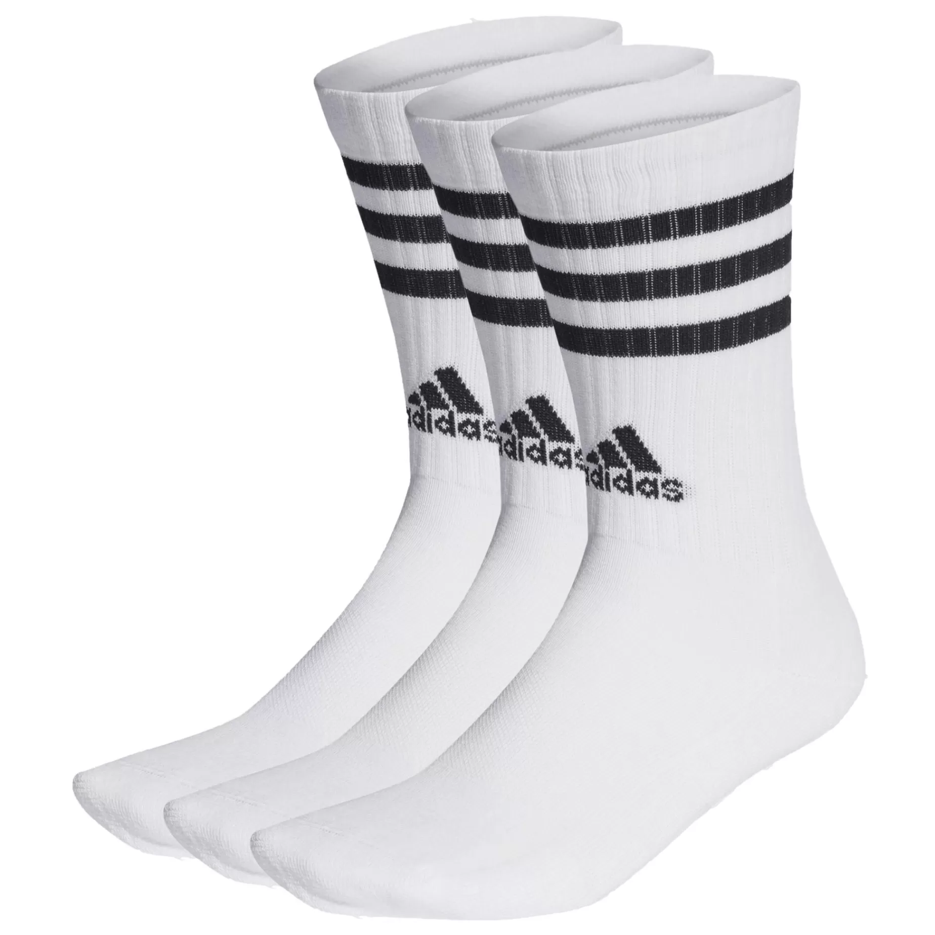 adidas Strumpor<3-Stripes Cushioned Crew Socks 3 Pairs, Tennisstrumpor, Unisex