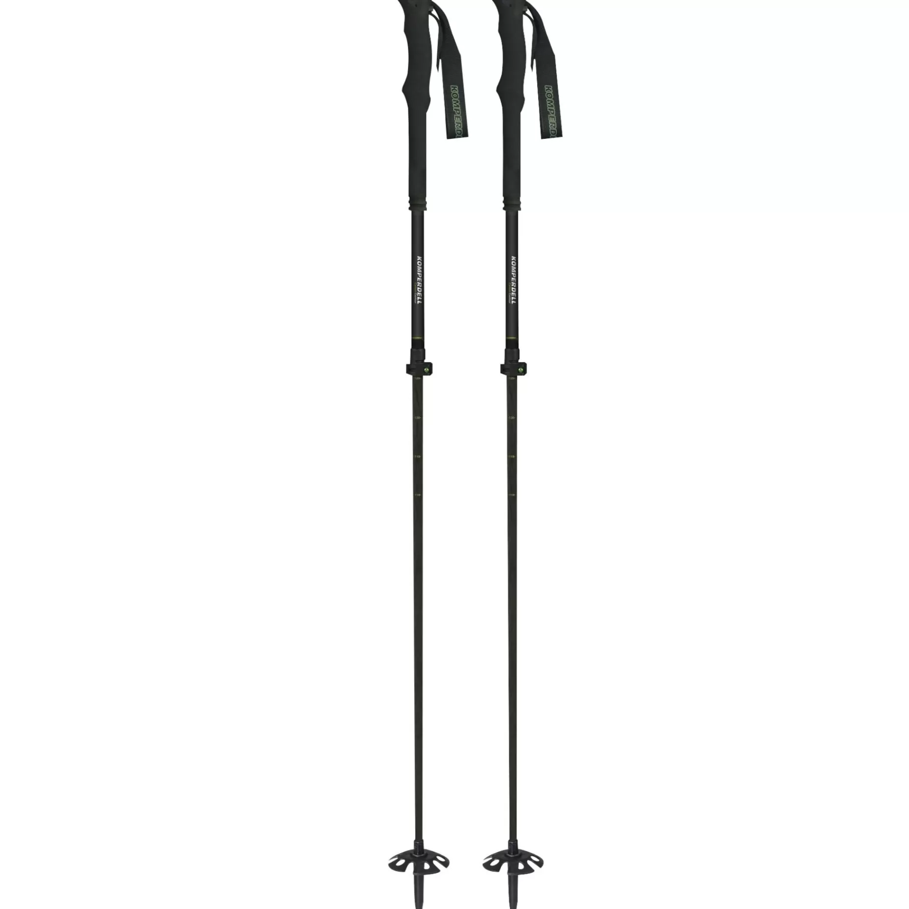 komperdell Stavar& Bindningar & Övrig Utrustning<Adjustable Poles Contour Carbon 22/23, Justerbar Alpinstav Kolfiber/Aluminium, Unisex