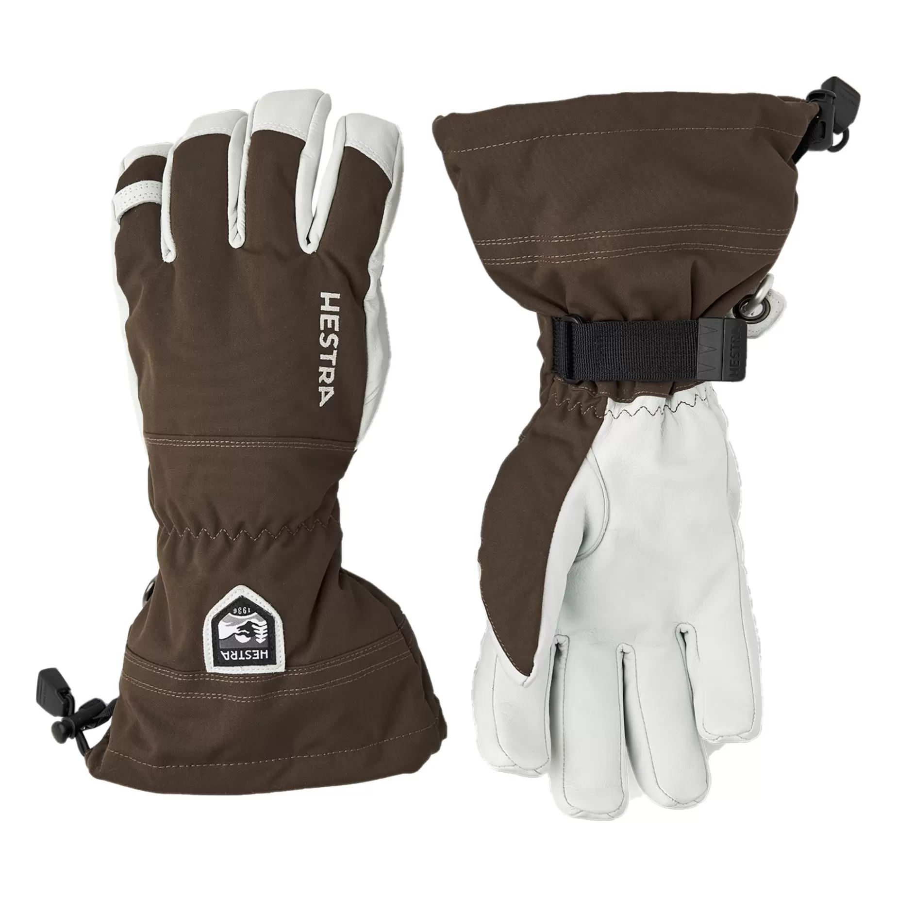 hestra Handskar & Vantar<Alpine Glove Army Leather Heli Ski - 5 Finger 22/23