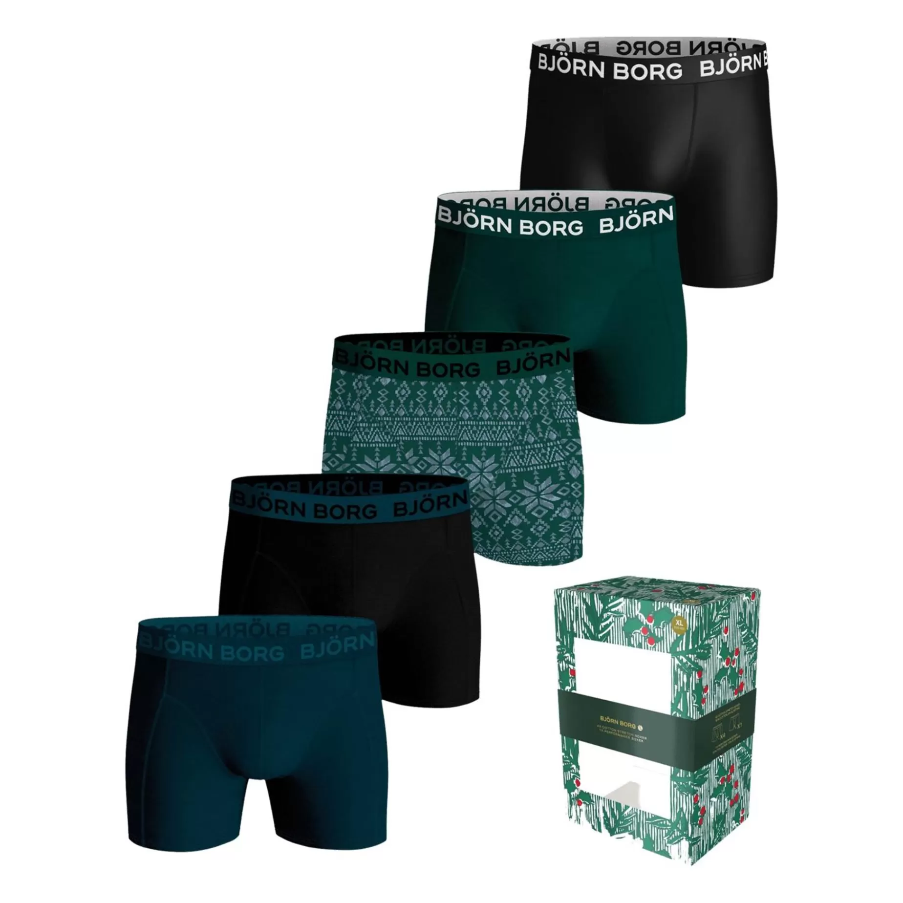 Björn Borg Underkläder<Cotton Stretch Boxer 5 Pk, Boxer Herr