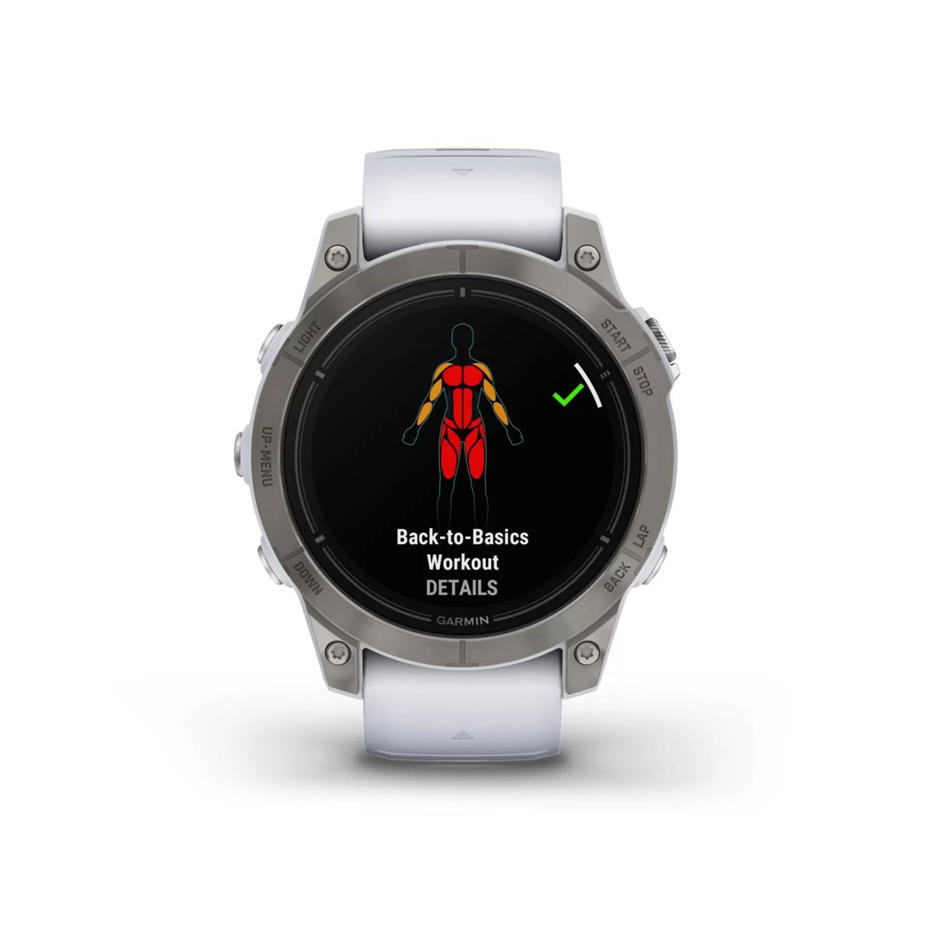 garmin Pulsklocka< Epix Pro (Gen 2) Sapphire Edition 47Mm, Whitestone, Smartklocka Med Amoled-Skarm, Unisex