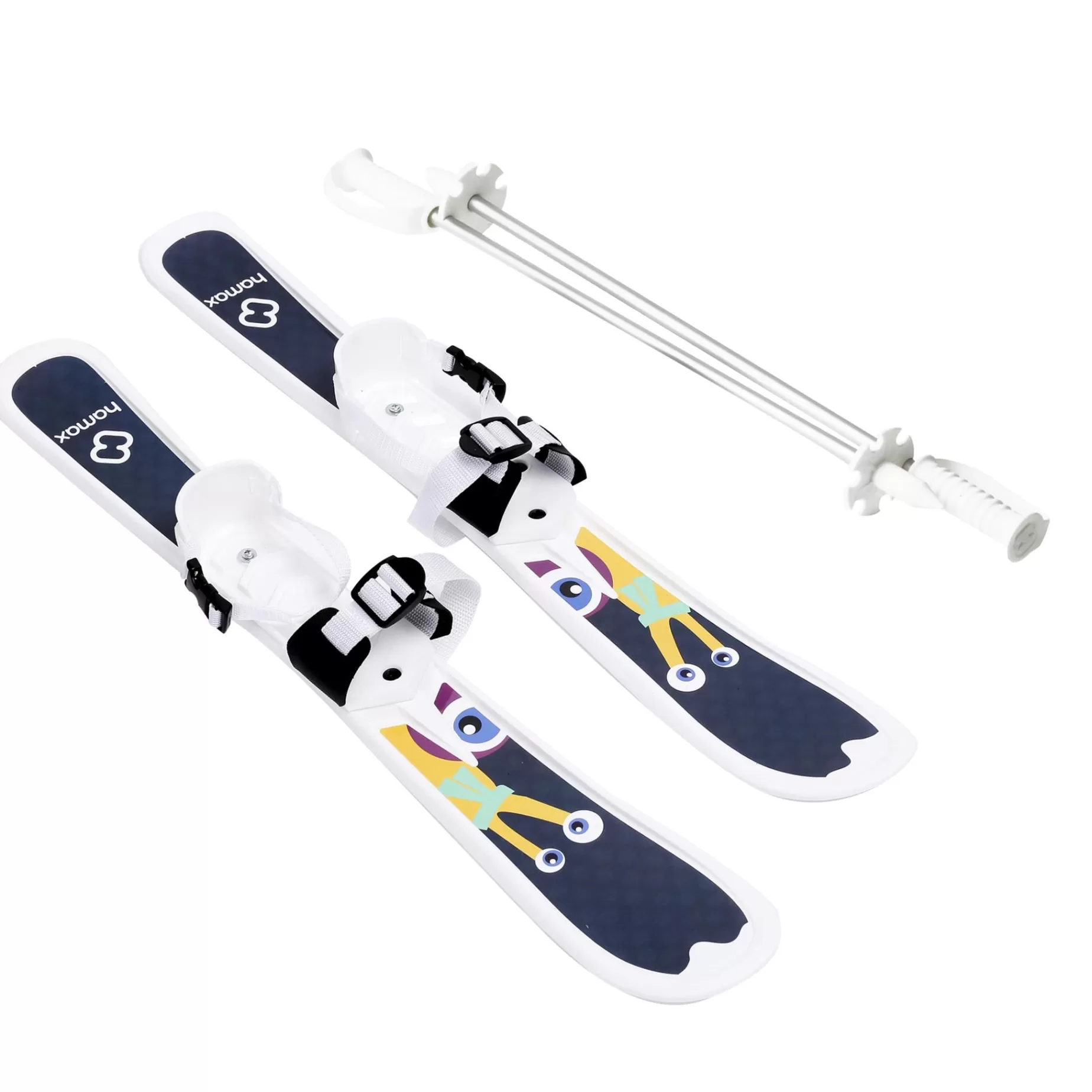 hamax Snowracers< Sno Kid Skiset W/Poles 23/24, Set Med Skidor Och Stavar Barn