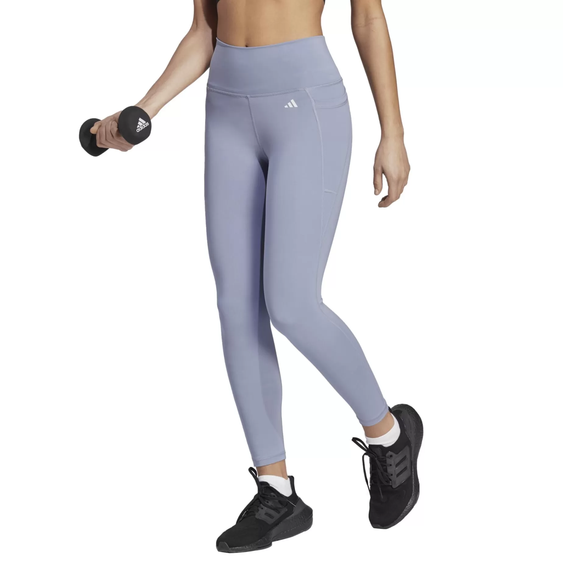 adidas Träningskläder Dam<Optime Stash Pocket High-Waisted 7/8 Tights, Traningstights Dam