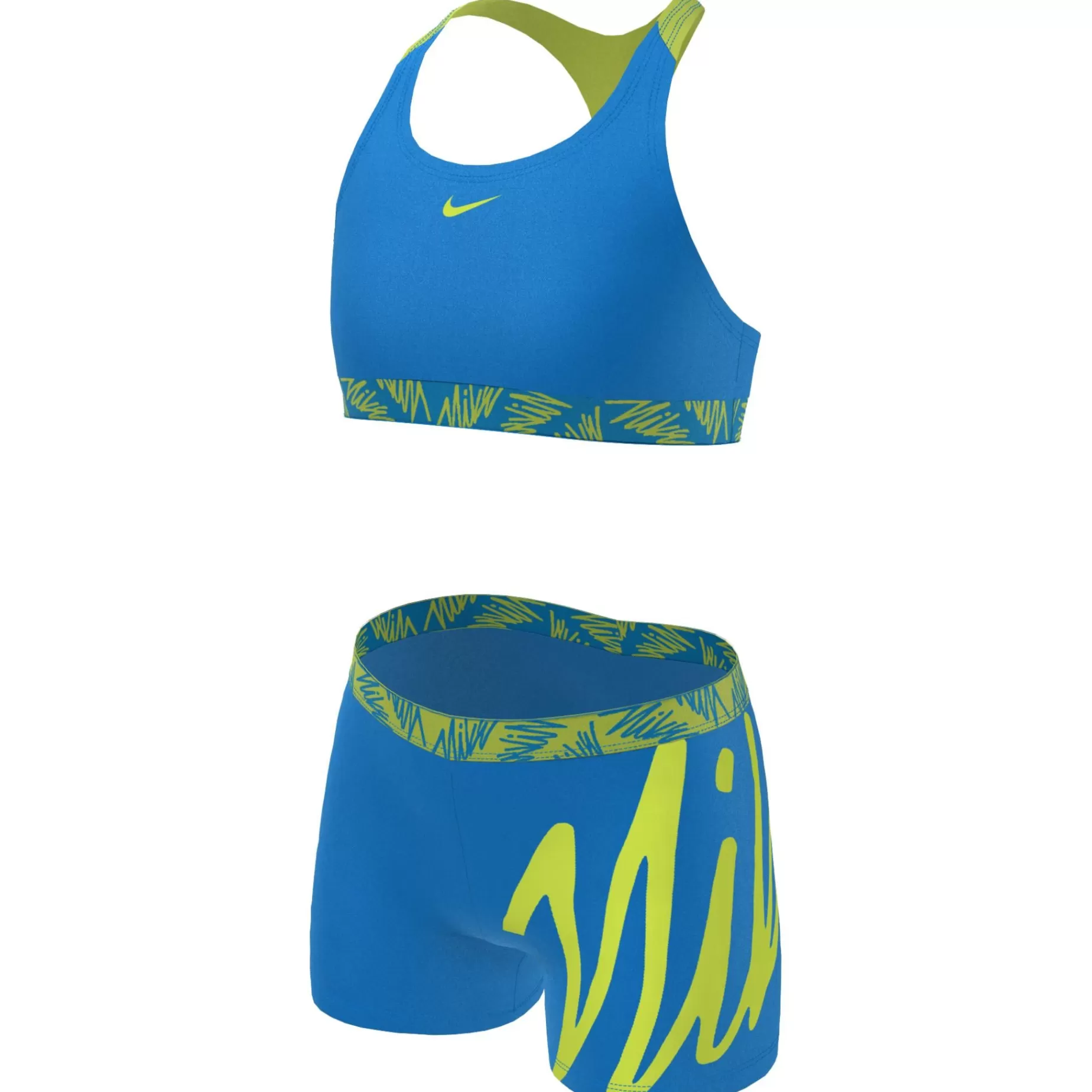 nike Badkläder<Script Logo Crossback Sport Bikini, Bikini Junior