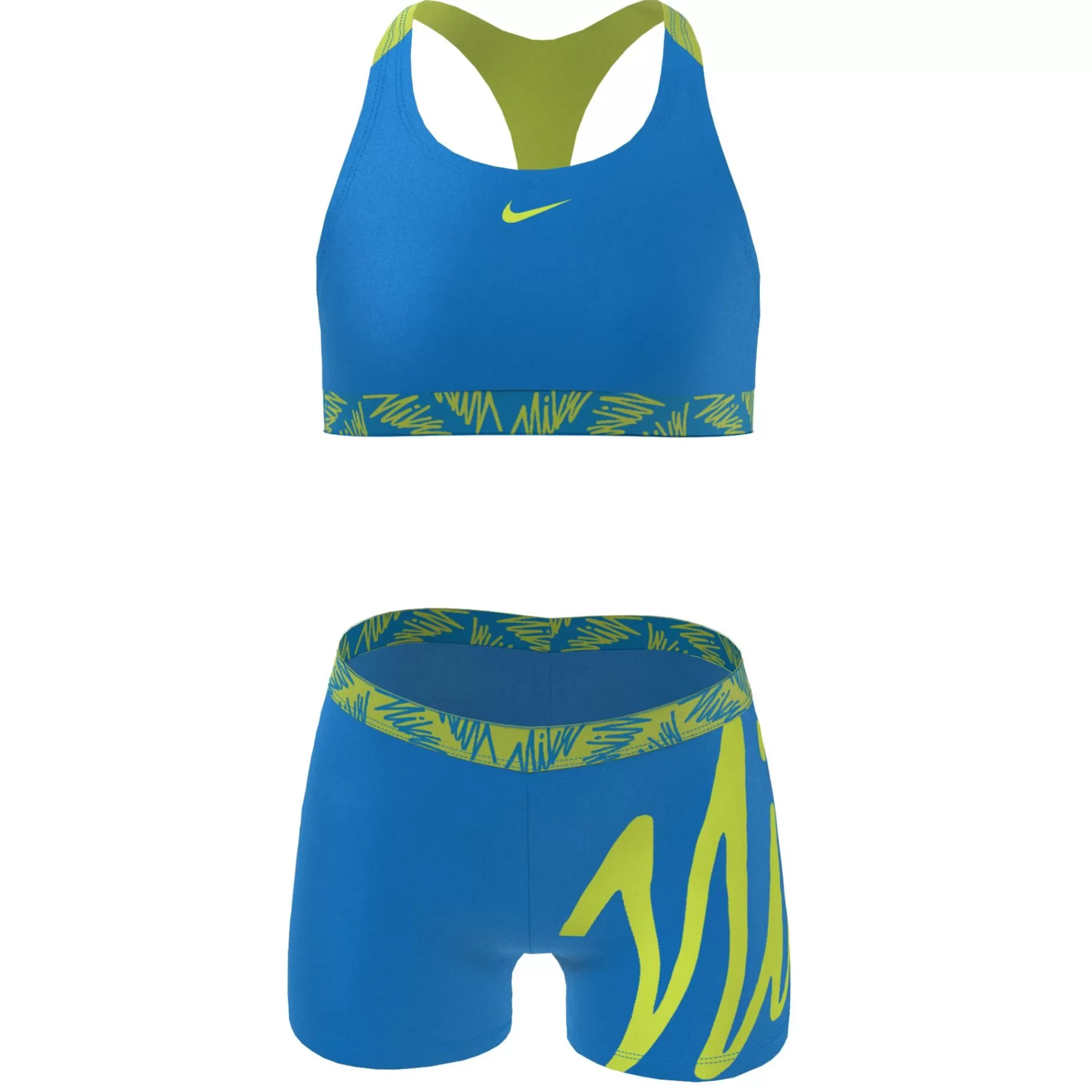 nike Badkläder<Script Logo Crossback Sport Bikini, Bikini Junior